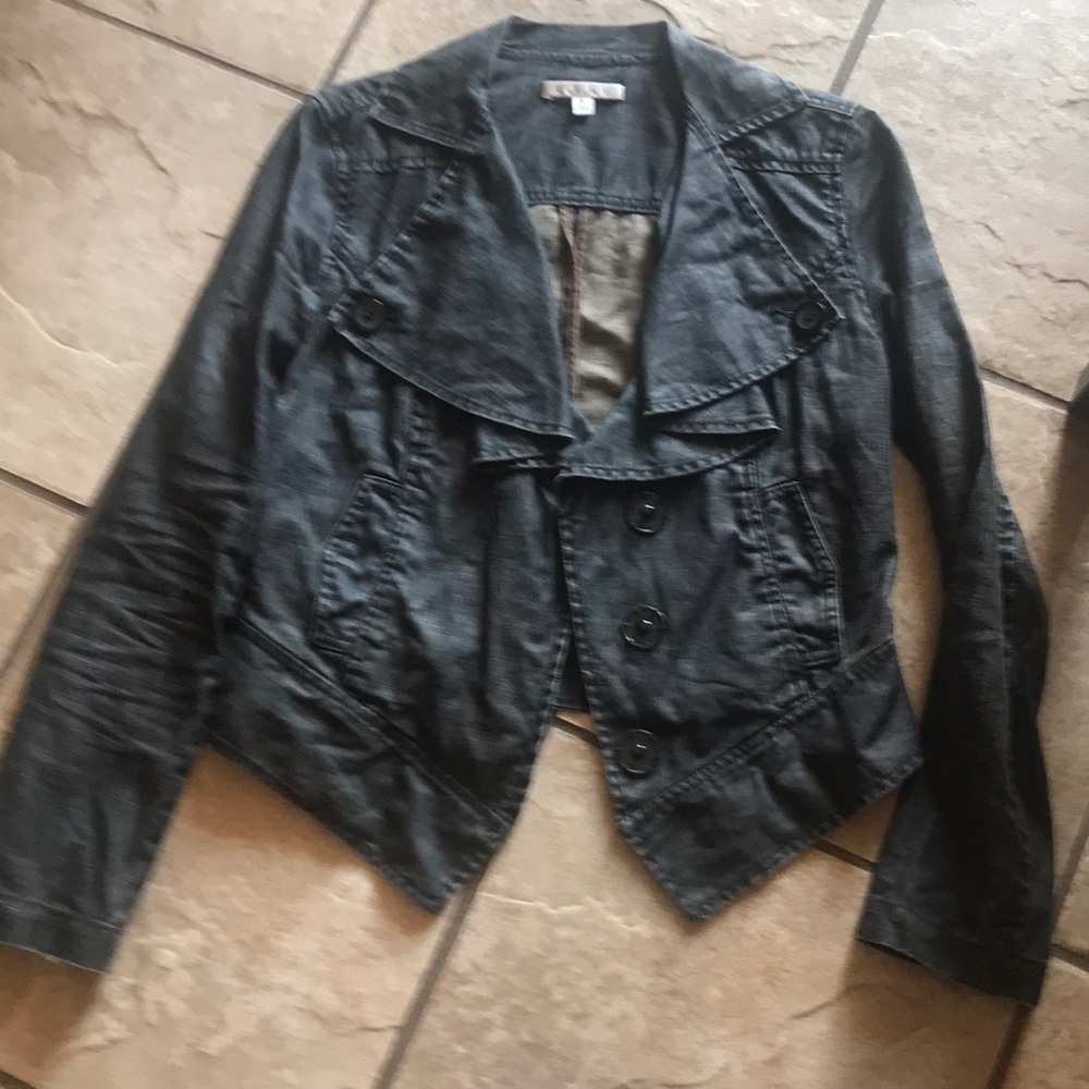 Linen Moto jacket